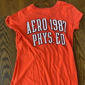 Orange Aeropostale shirt